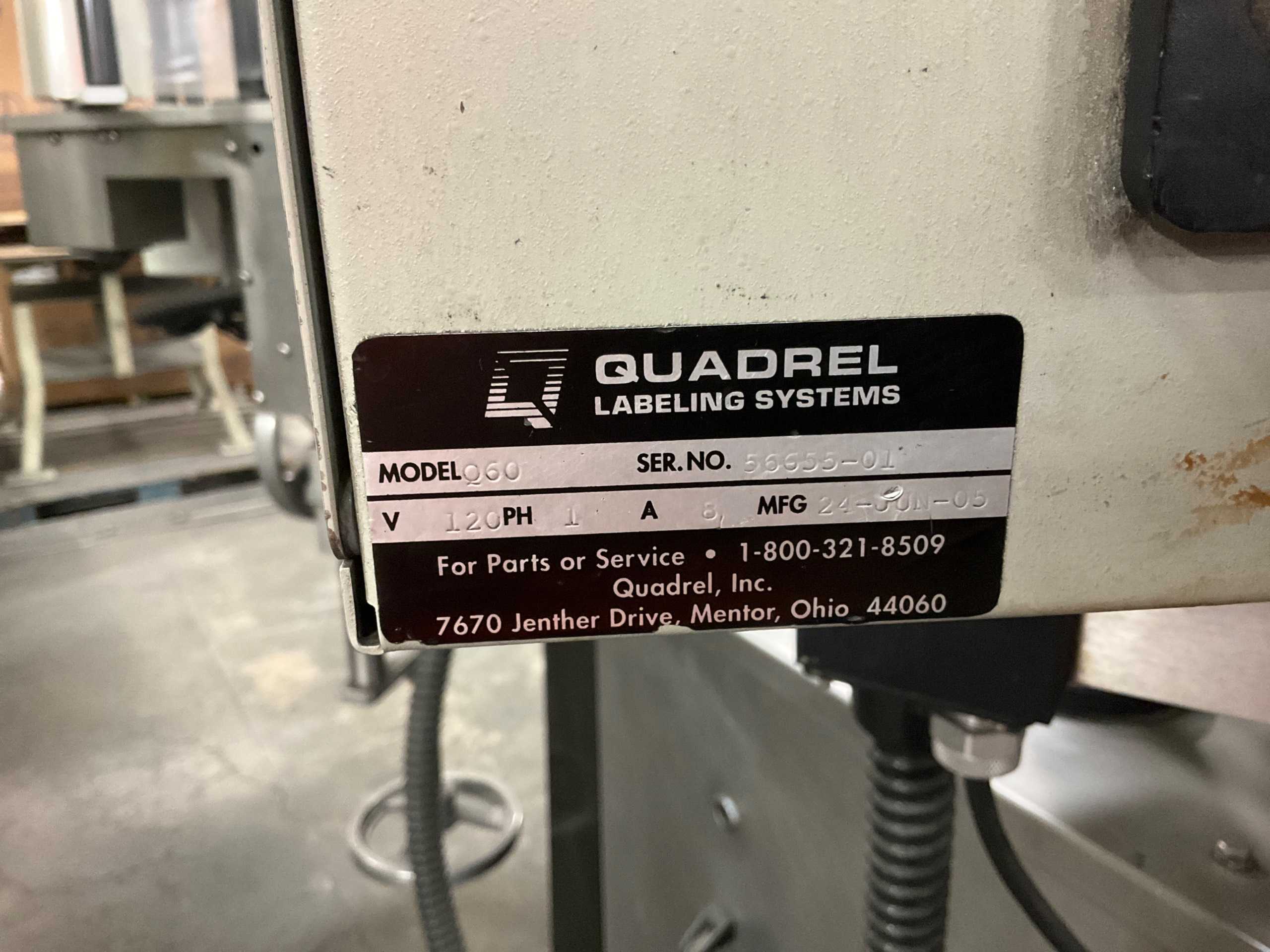 2005 QUADREL Q60 LABELING SYSTEM - PACKAGING