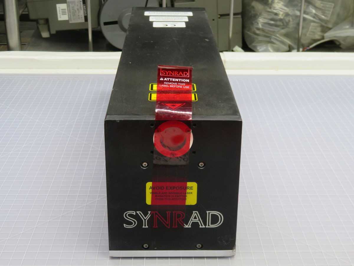 SYNRAD PSP100SB CO2 LASER, 100W AVG, 390W PEAK, 10.6ΜM WL, 100KHZ RATE, 2.5MM BEAM DIA - PACKAGING