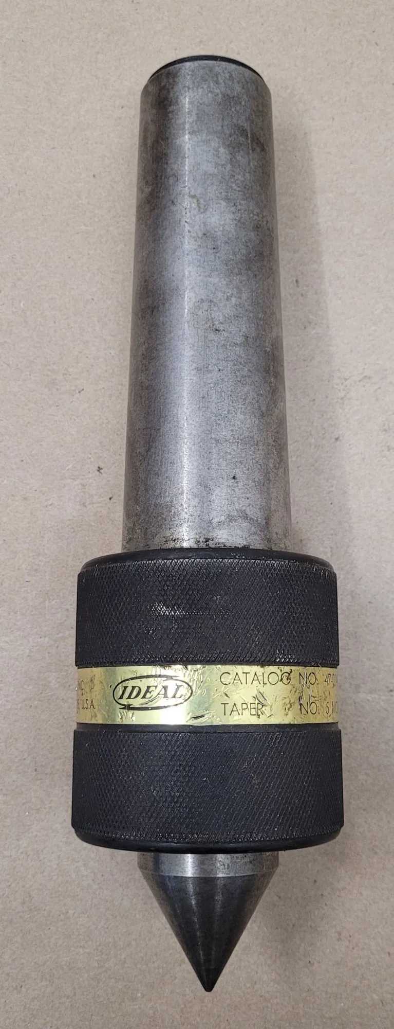 IDEAL INDUSTRIES 47-014B LIVE CENTER TOOLING, 5MT TAPER, 9-3/8" OAL - MACHINE TOOLING