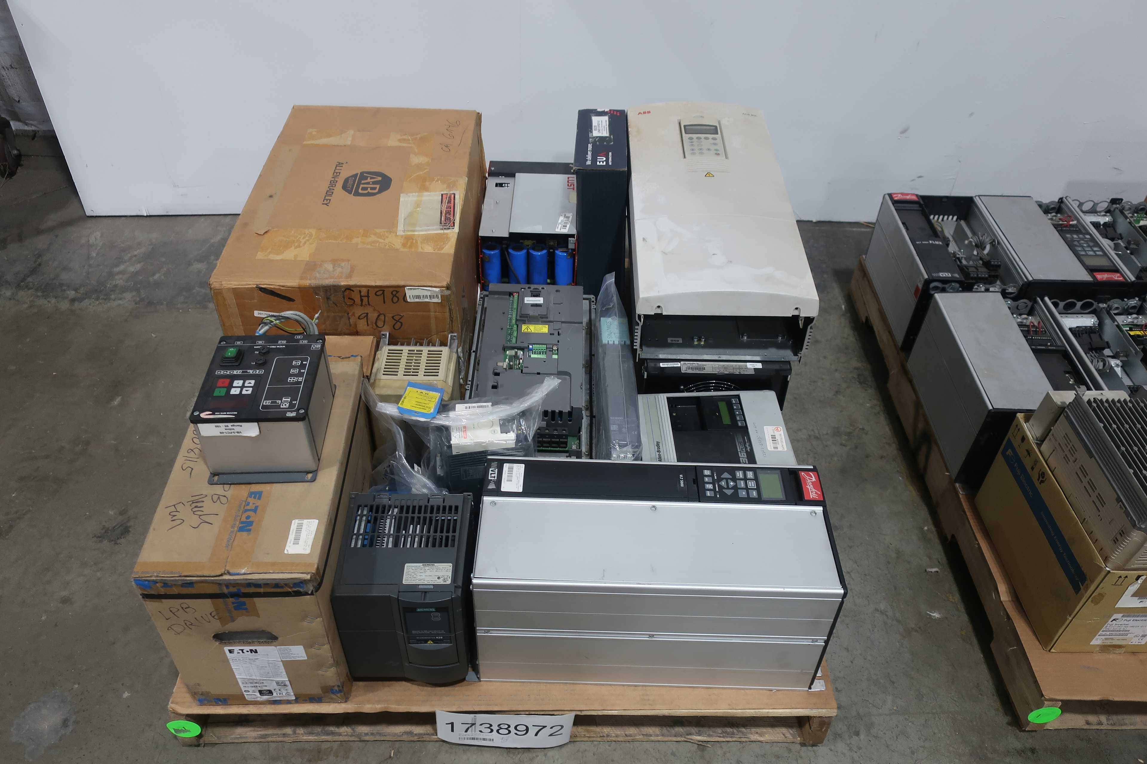 SKU 1738972 - 2 PALLETS OF ASSORTED AC MOTOR DRIVES - MOTOR DRIVES