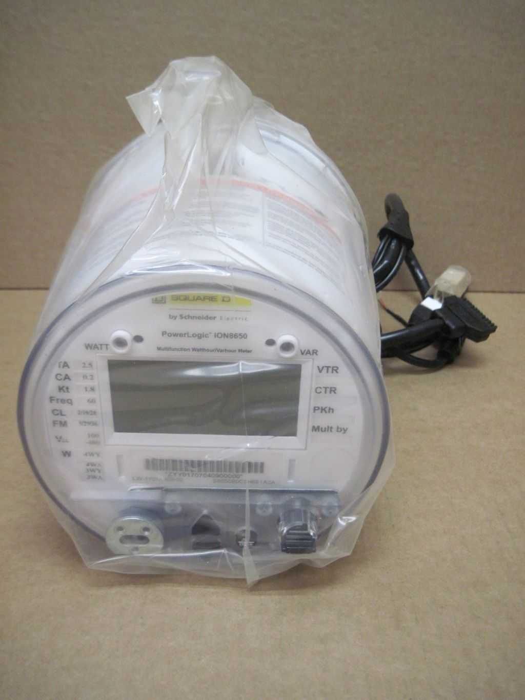 SQUARE D ION8650 POWER FACTOR PANEL METER - POWER FACTOR PANEL METER