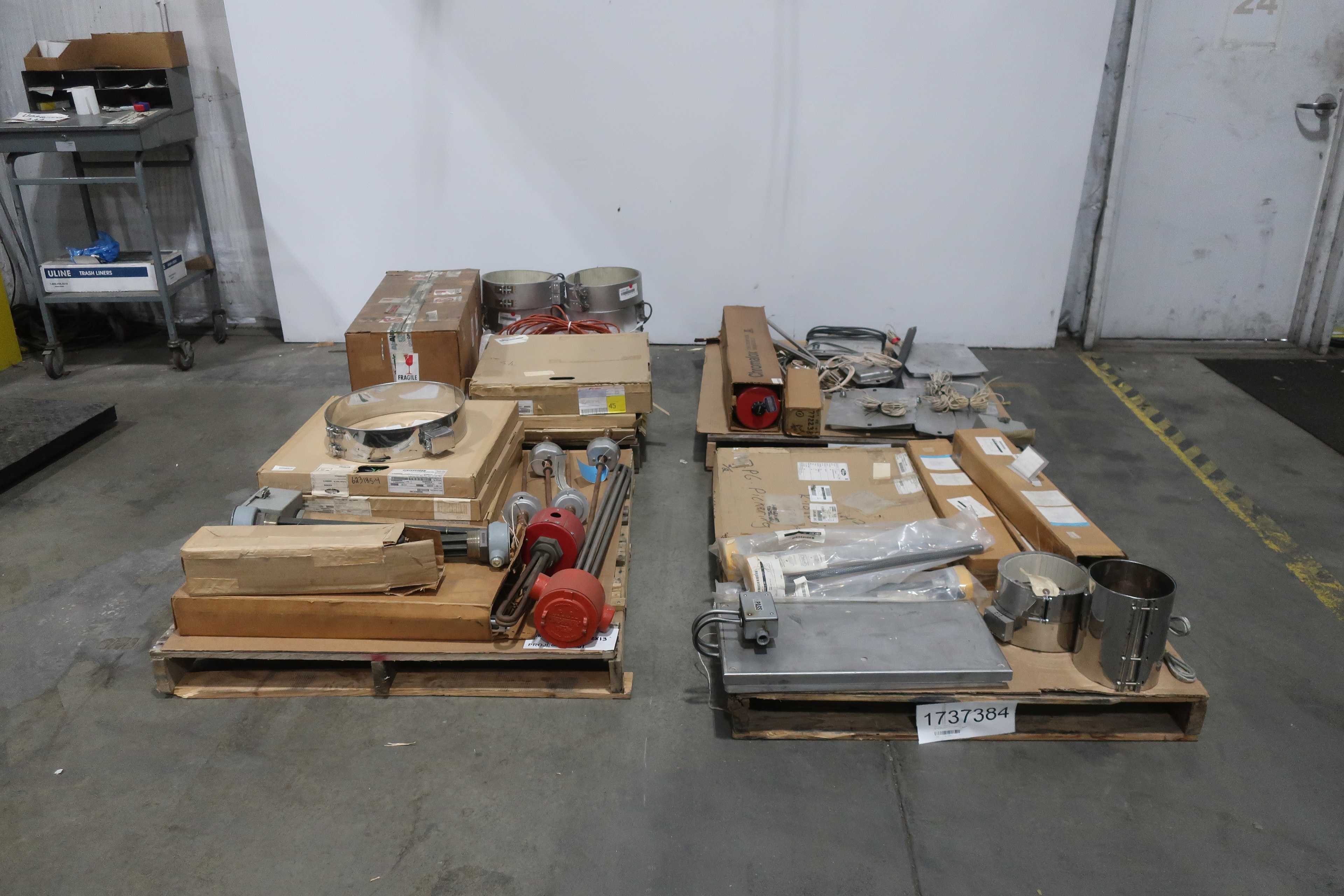 SKU 1737384 - 4 PALLETS OF ASSORTED HEATING ELEMENTS - HEATING ELEMENTS