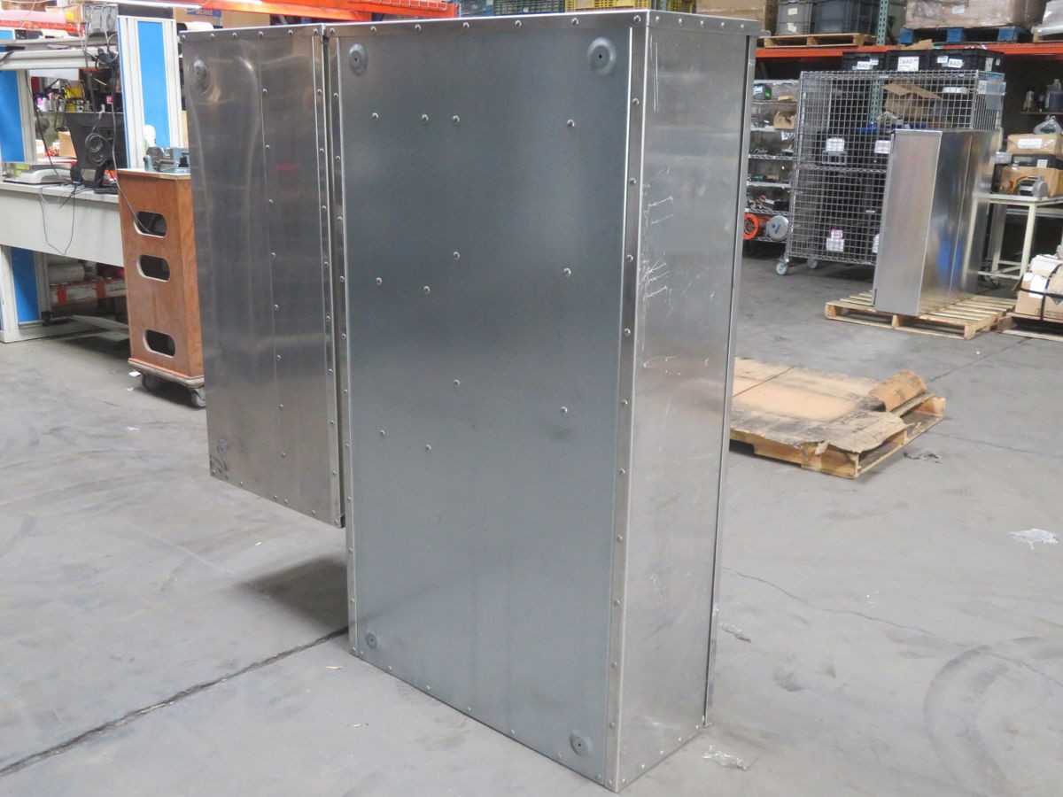 ERICKSON CUCT124 SS ENC, 30 AMP, 4-WIRE, 600 V, 13 TERM, NEMA 3R, 18.5X12X6 IN - ELECTRICAL ENCLOSURES