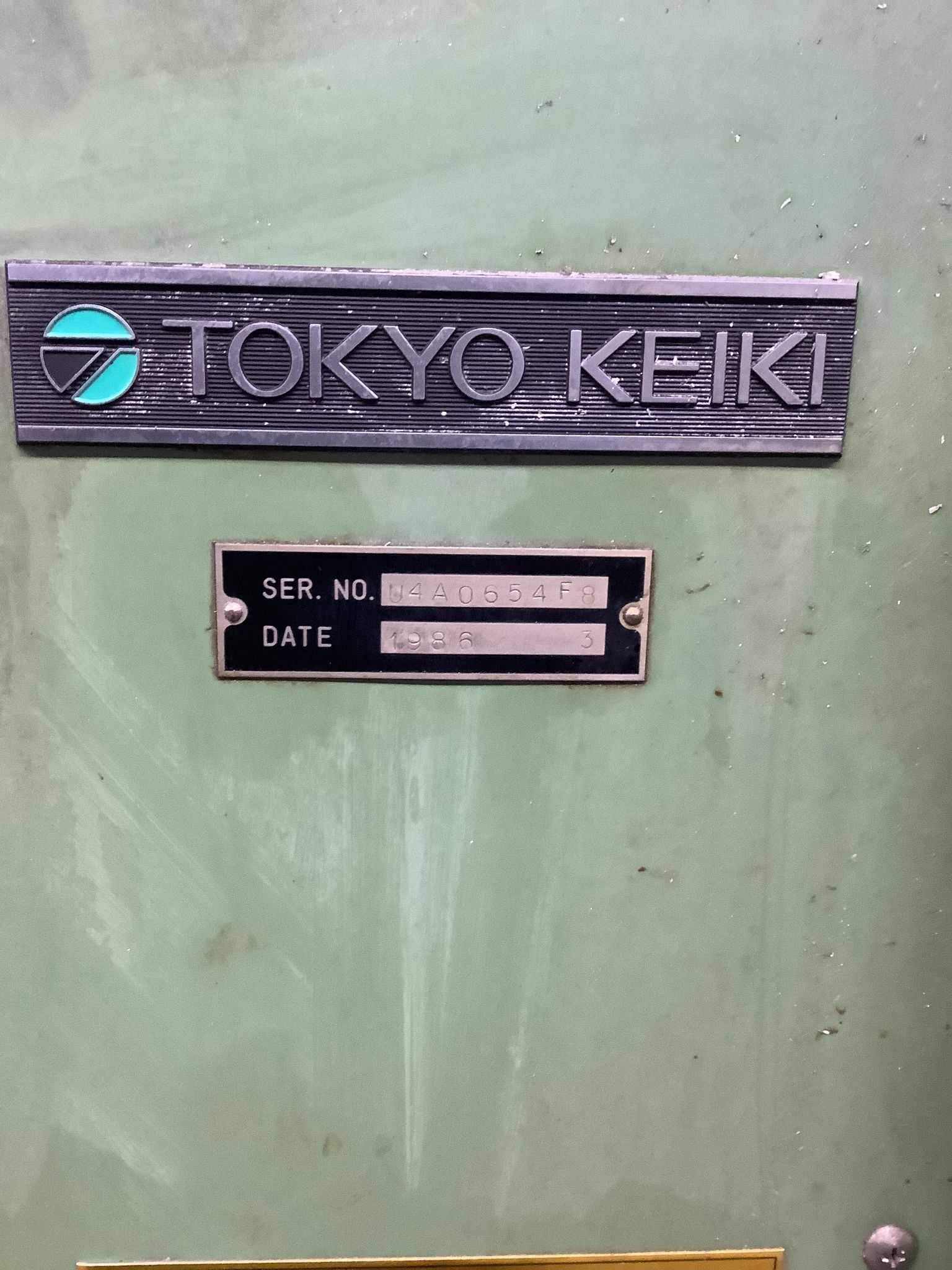 1986 TOKYO KEIKI HYDRAULIC PUMP - HYDRAULIC PUMP