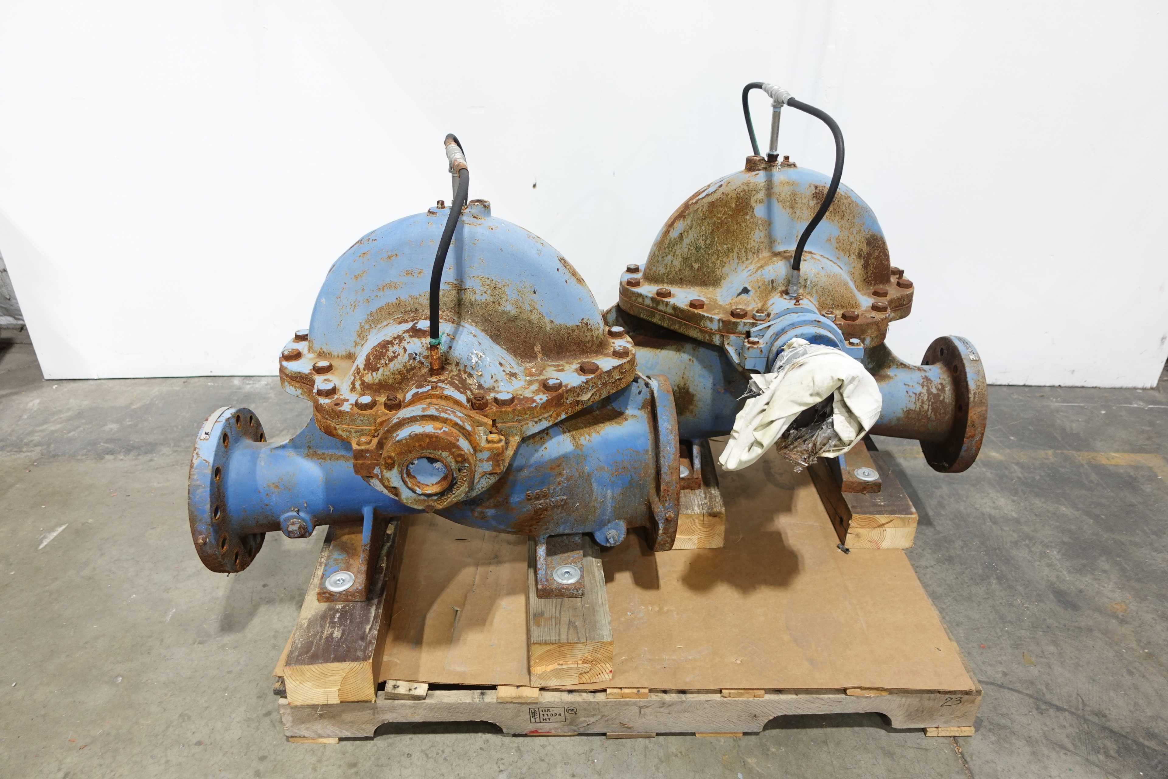 LOT OF 2 PEERLESS 6AE16 CENTRIFUGAL PUMPS - CENTRIFUGAL PUMP