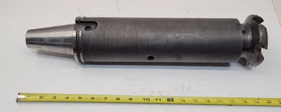 INGERSOLL BP50P15SA340 SHELL MILL HOLDER W/ SANDVIK FACE MILL, CAT 50, 1.5” ARBOR, 4” CD, 11200 RPM - MACHINE TOOLING