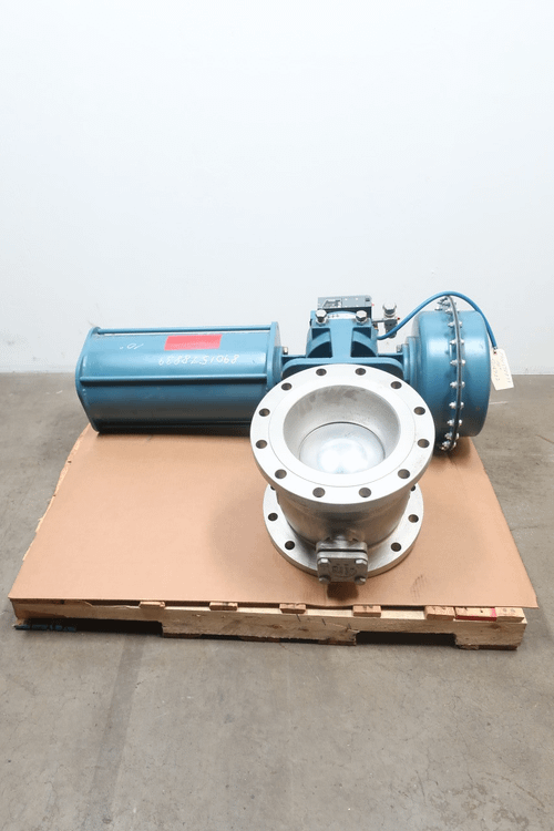 SKU 1038682 - DEZURIK 551 BLX V100 PNEUMATIC STAINLESS VPB V-PORT BALL CONTROL VALVE 10IN 150 - CONTROL VALVE