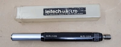LEITECH-US M14 X 1.5 - 6H GO/NO GO THREAD/DEPTH PLUG GAGE - MACHINE TOOLING
