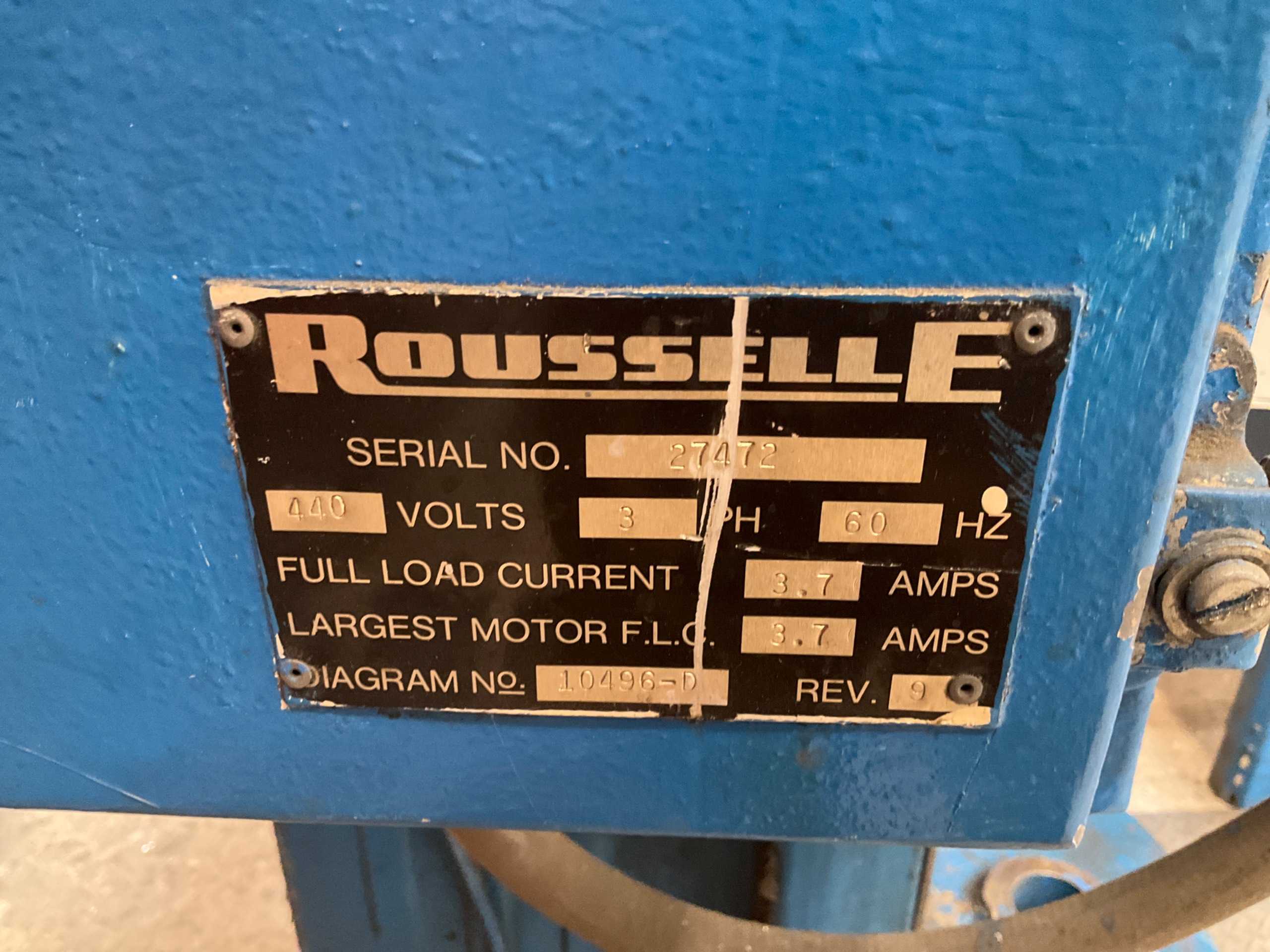 ROUSSELLE 25H PUNCHING MACHINE - PUNCHING MACHINE