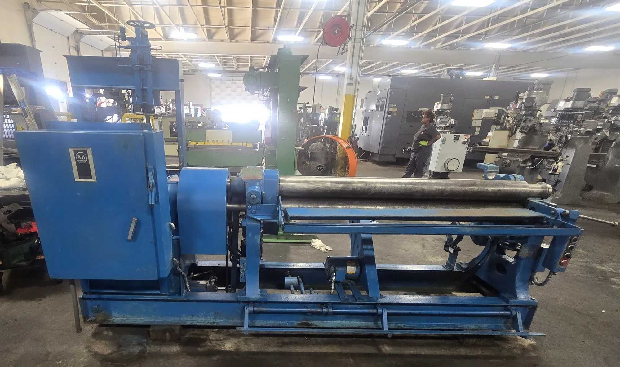 ROLSHEAR 3D5 PLATE BENDER/ROLL, 10 GA X 60", 6" ROLL DIA, 4500 LBS - PLATE BENDING ROLLS