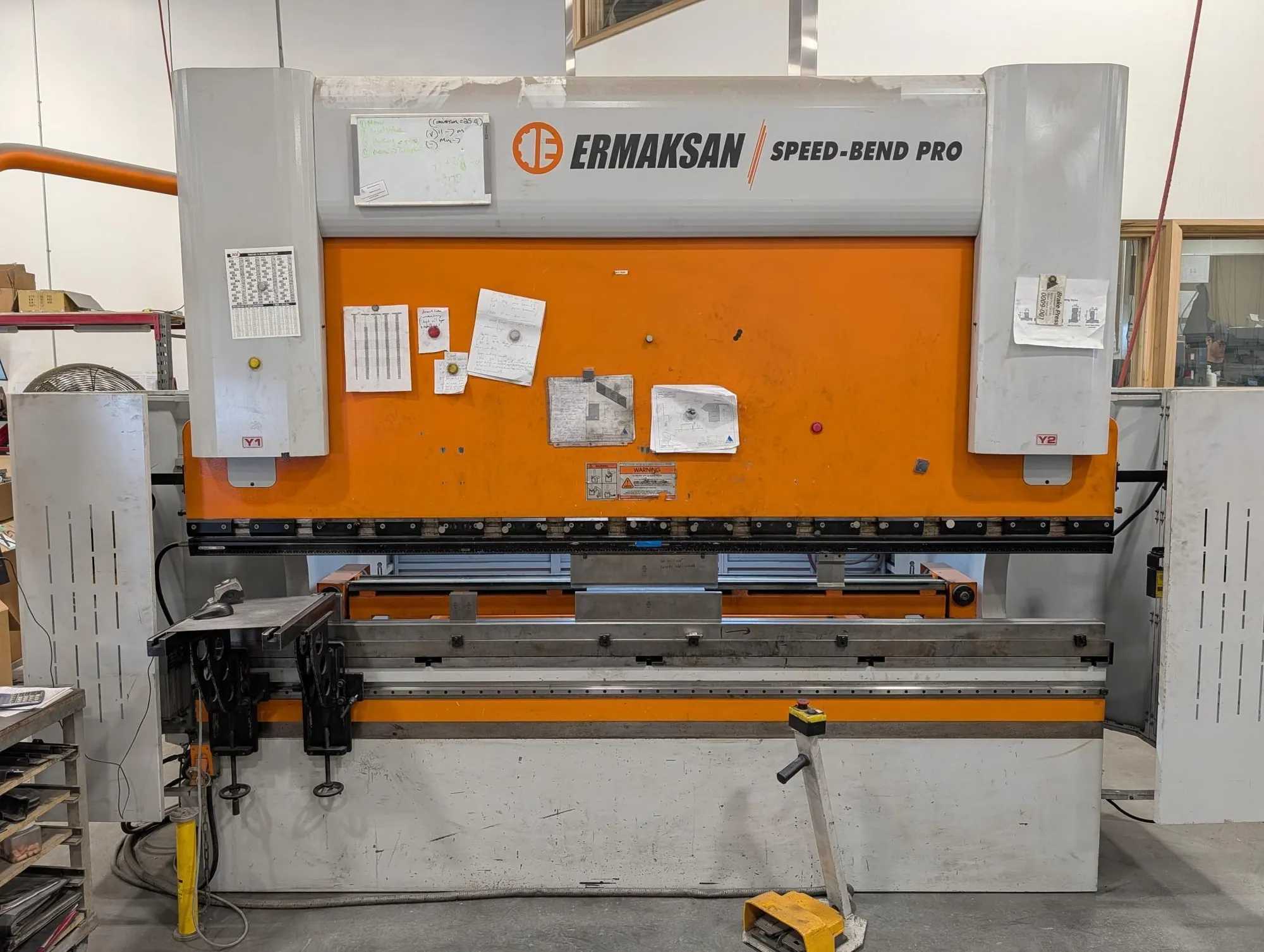 2015 ERMAKSAN SPEED-BEND PRO 10X149 CNC PRESS BRAKE, 149 US TON, 120 IN, 575V - PRESS BRAKES