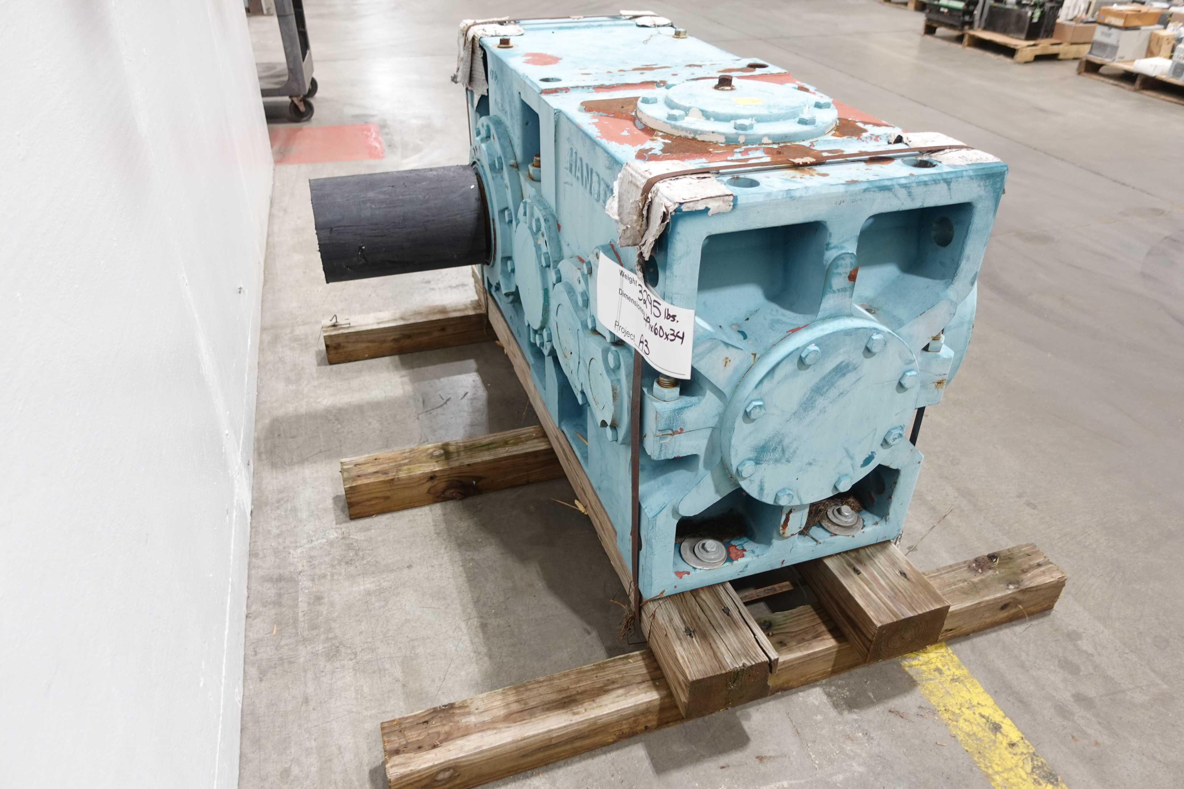 2013 HANSEN RDG21-AN-8 GEAR REDUCER, 1100 HP, RATIO: 8.3017 - GEAR REDUCERS