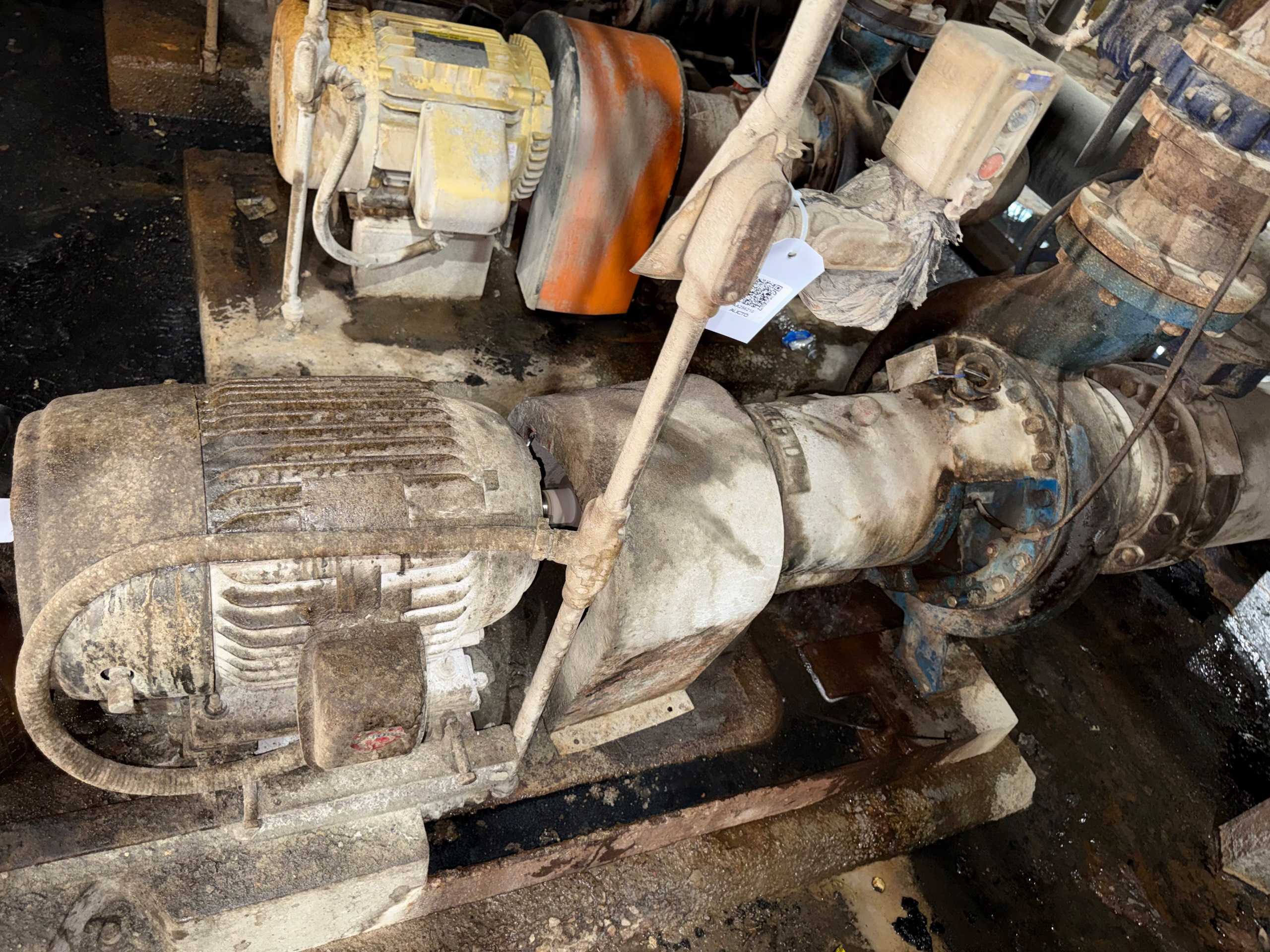 POWER D PUMP & 20HP MOTOR ASSEMBLY - PUMP & MOTOR ASSEMBLY