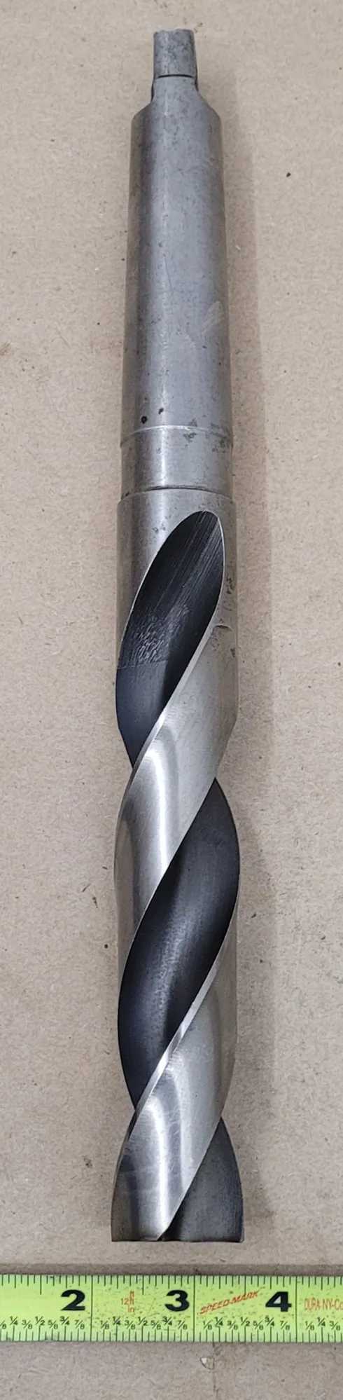 ACE 1-19/64" HSS TWIST DRILL, 4MT MORSE TAPER, 13" OAL, 7" FLUTE LENGTH - MACHINE TOOLING