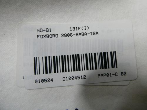 SKU 1004512 - FOXBORO 2806-SABA-TSA MAGNETIC FLOW TRANSMITTER FLOWTUBE 120V-AC 6IN 150 - FLOW TRANSMITTER