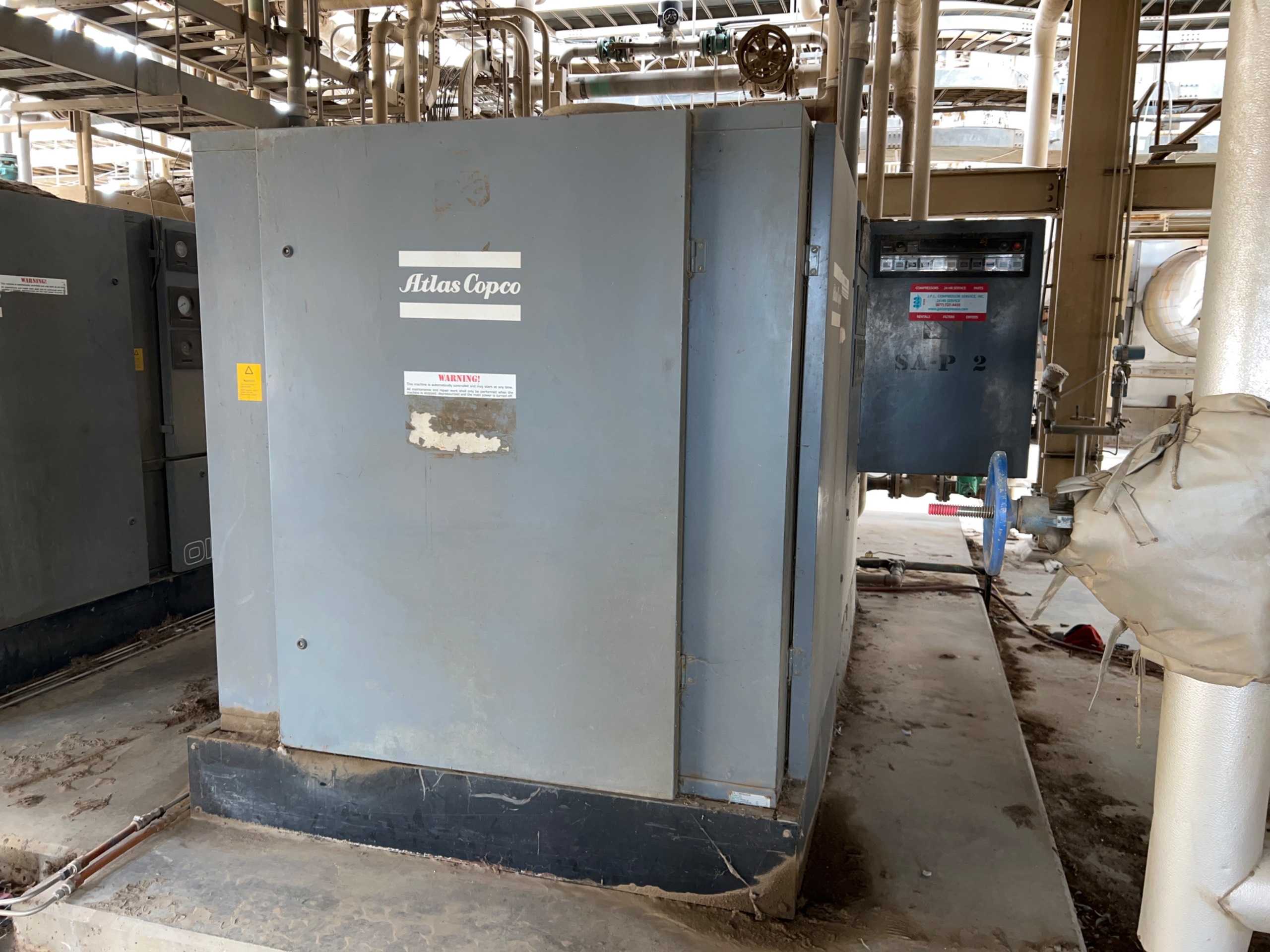ATLAS COPCO ZR4-60 STATIONARY AIR COMPRESSOR - STATIONARY AIR COMPRESSOR
