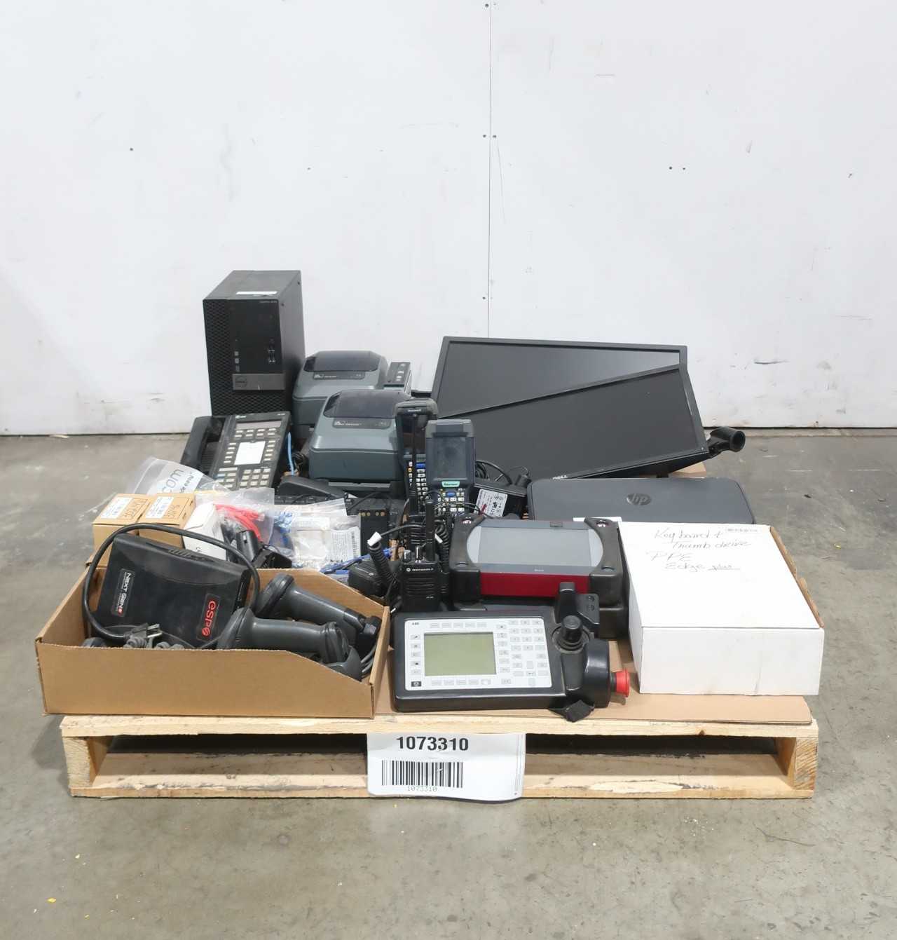 SKU 1073310 - PALLET OF ASSORTED ELECTRICAL COMMUNICATION DEVICES - ELECTRICAL PARTS