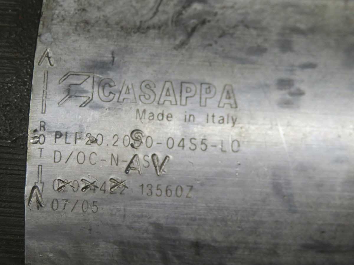 Casappa PLP20.20S0-04S5-LO Hydraulic Gear Pump T263409 - HYDRAULIC GEAR PUMP