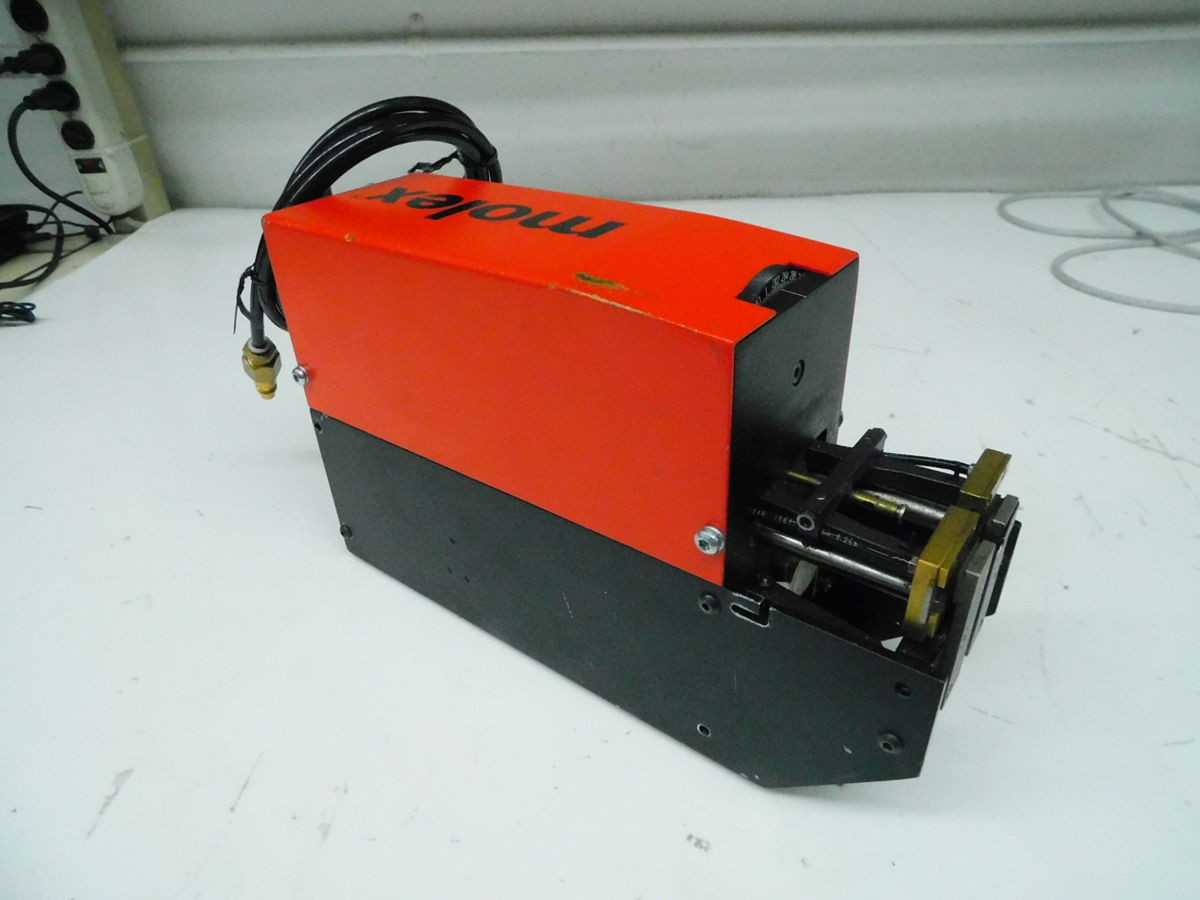 MOLEX 63801-9200 BENCH TOP PNEUMATIC WIRE STRIPPER 18-32 AWG - WIRE MANUFACTURING EQUIPMENT