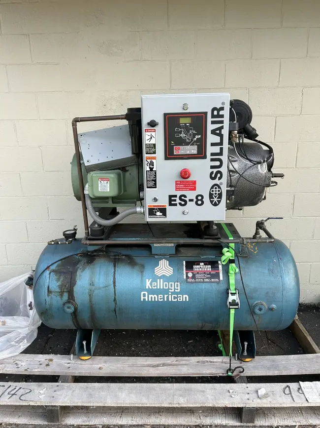 1993 SULLAIR ES8-15H/A STATIONARY AIR COMPRESSOR - undefined