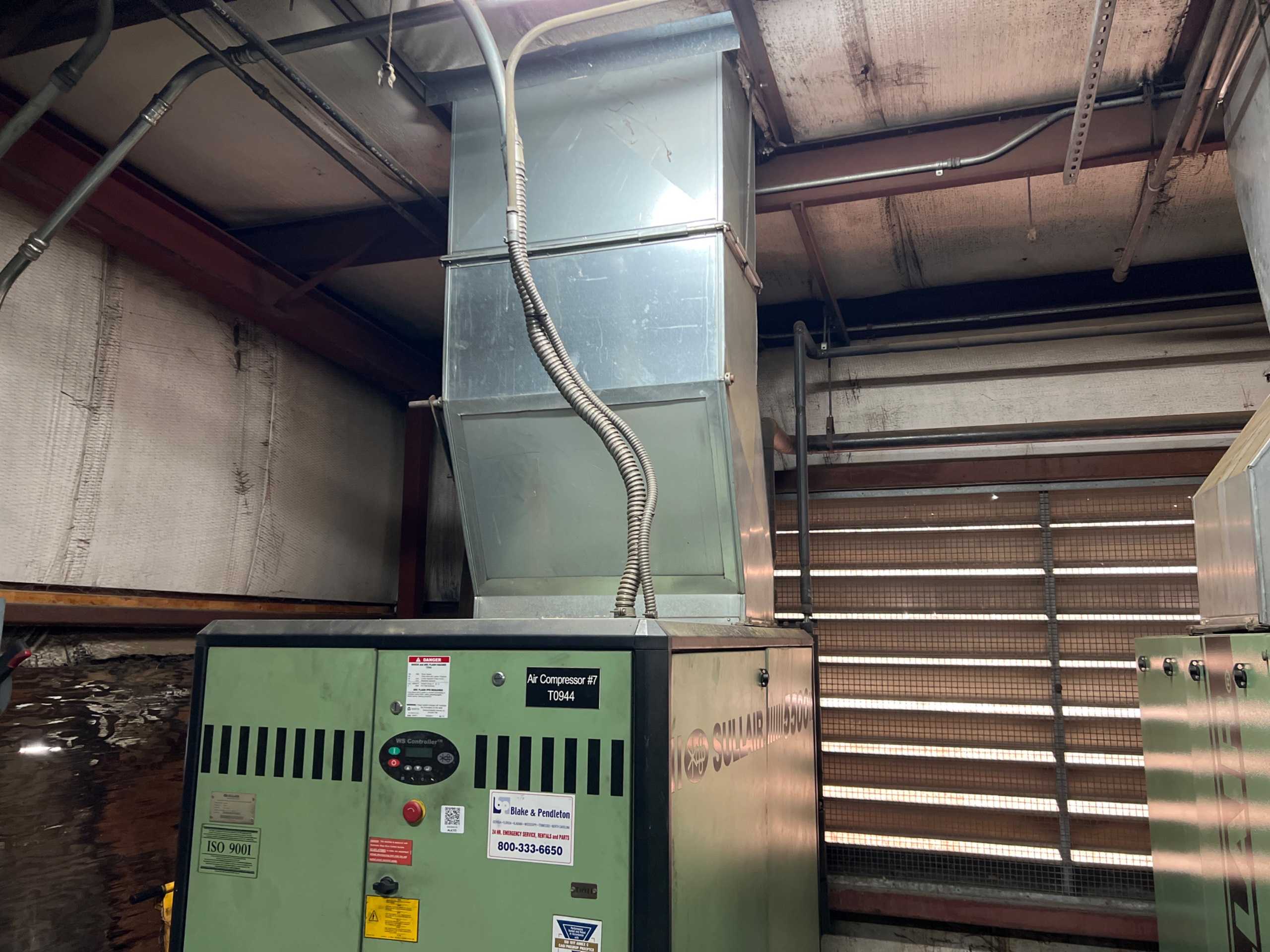 SULLAIR 5509/A STATIONARY AIR COMPRESSOR - STATIONARY AIR COMPRESSOR