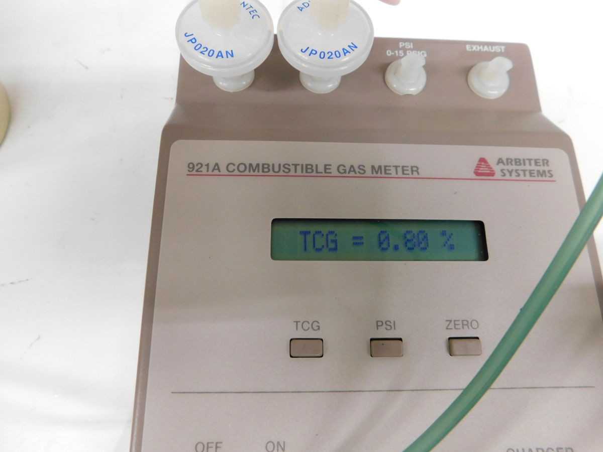 ARBITER SYSTEMS 921A COMBUSTIBLE GAS METER M7369 - MISCELLANEOUS