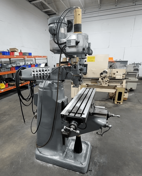 BRIDGEPORT SERIES 1 VERTICAL MILL 48X9IN TBL 1.5HP 60-4200RPM - VERTICAL MILLING MACHINES