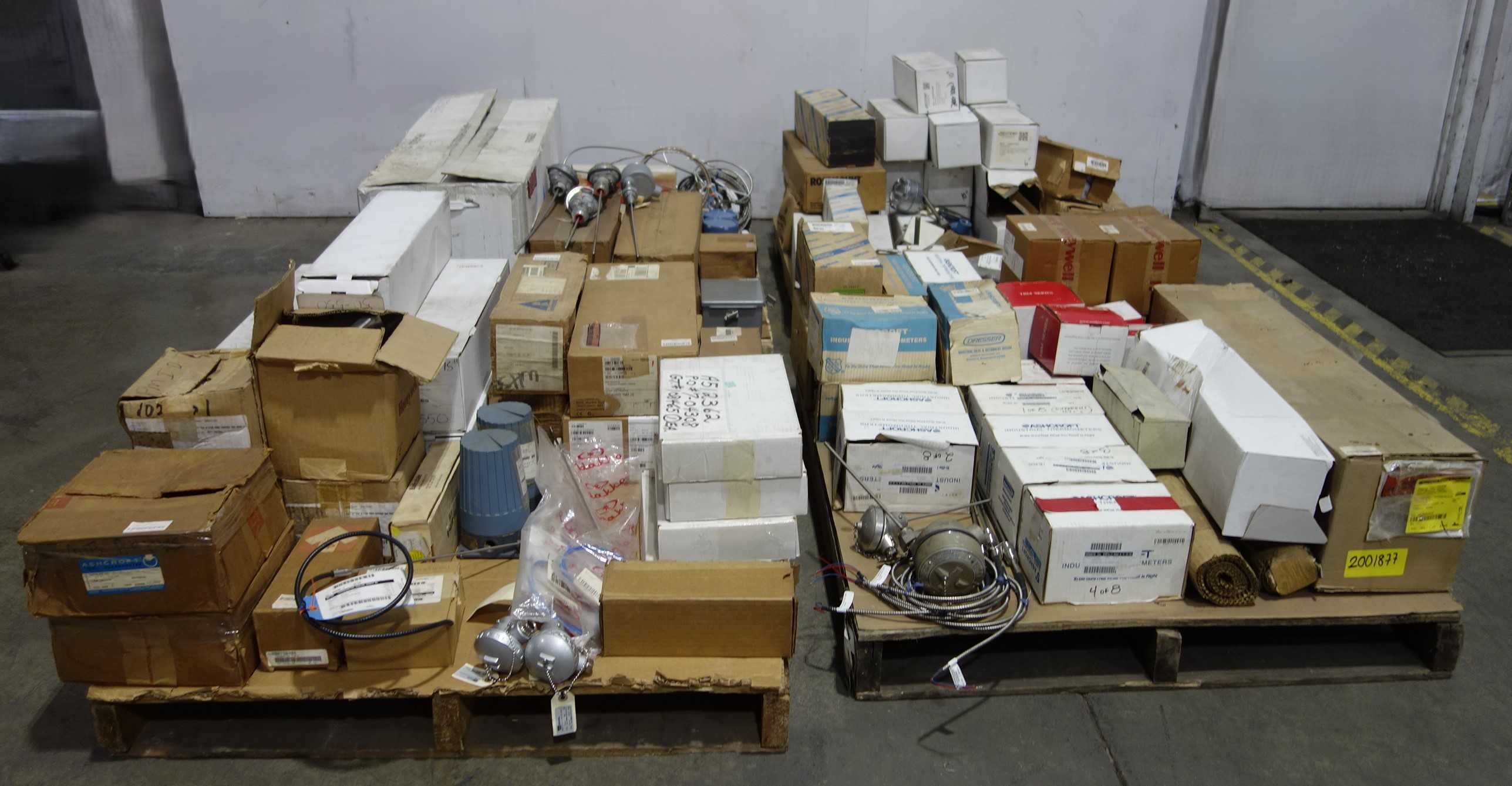 4 PALLETS OF ASSORTED TEMP SENSORS - SENSORS
