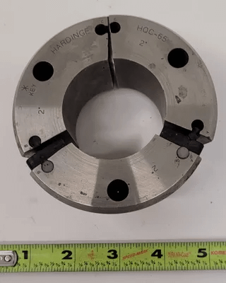 HARDINGE HQC-65 QUICK CHANGE COLLET SERIES 65, 2IN SIZE - MACHINE TOOLING