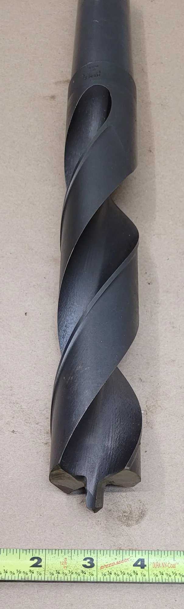 DORMER 1-7/8" TWIST DRILL, 5MT TAPER SHANK, 18" OAL, 11" FLUTE, 6" SHANK, 2 SPIRAL FLUTES - MACHINE TOOLING