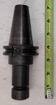 COMMAND C4-C4-0020 CAT-40 ER-20 COLLET CHUCKS 4" PRO, STEEL, COOLANT THROUGH, SET OF 3 - MACHINE TOOLING