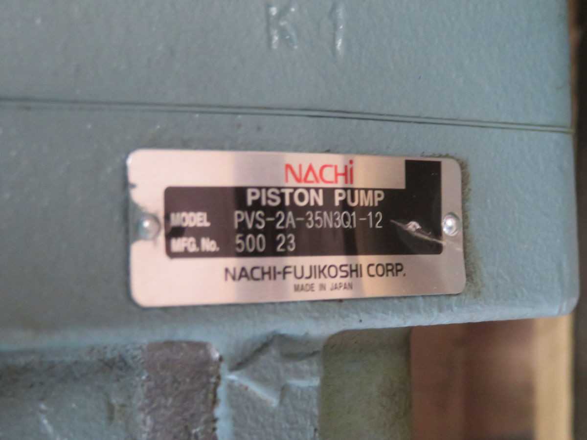 NACHI PVS-2A-35N3Q1-12 HYDR PUMP, 35 CM3 DISPL, 14 MPA MAX PRES, PRES COMP - HYDRAULIC PUMP