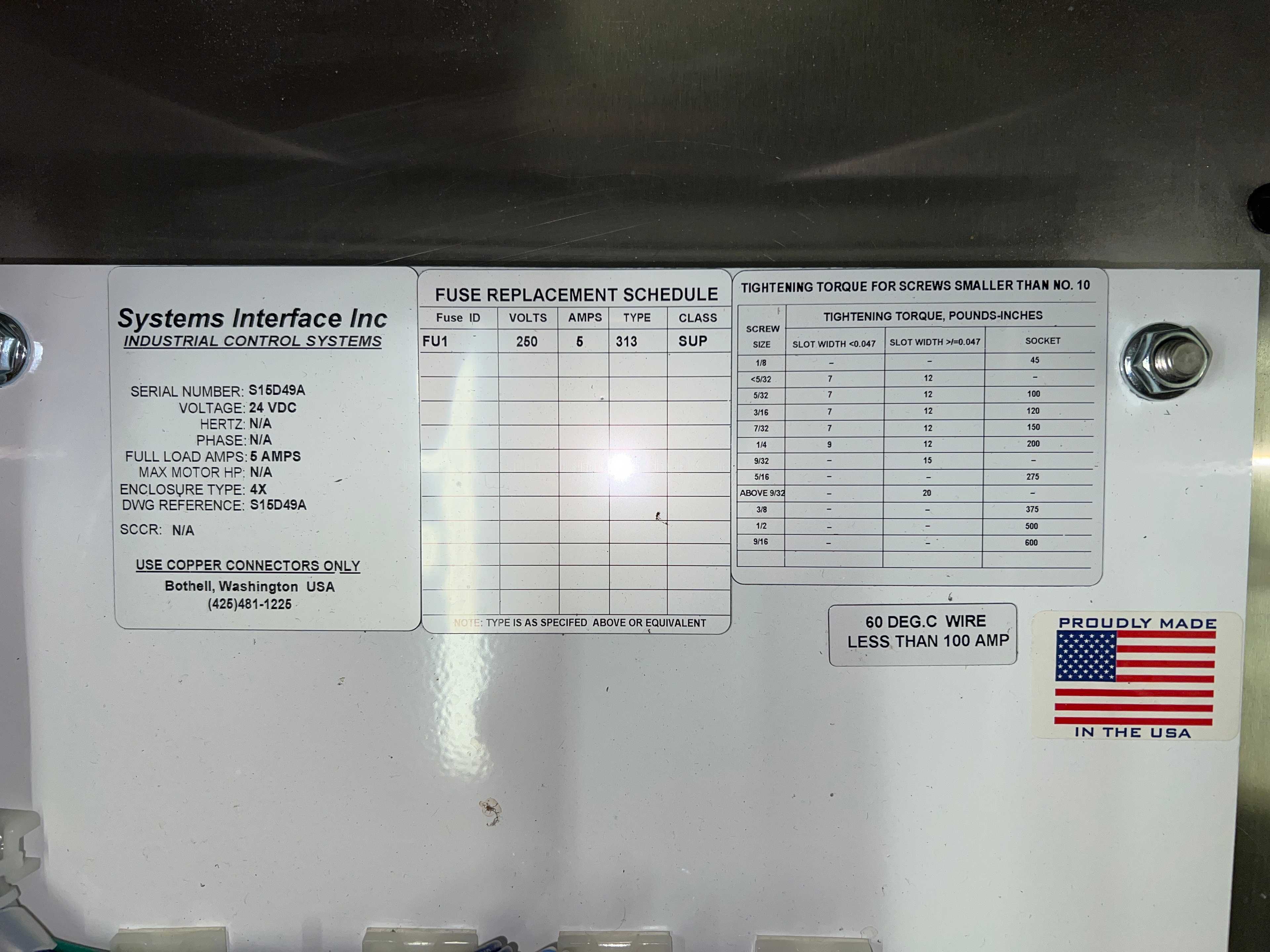 Hoffman WS161608SS Stainless Steel Enclosure - ELECTRICAL ENCLOSURES