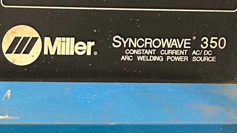 MILLER  SYNCROWAVE 350 WELDING POWER SOURCE - WELDING EQUIPMENT