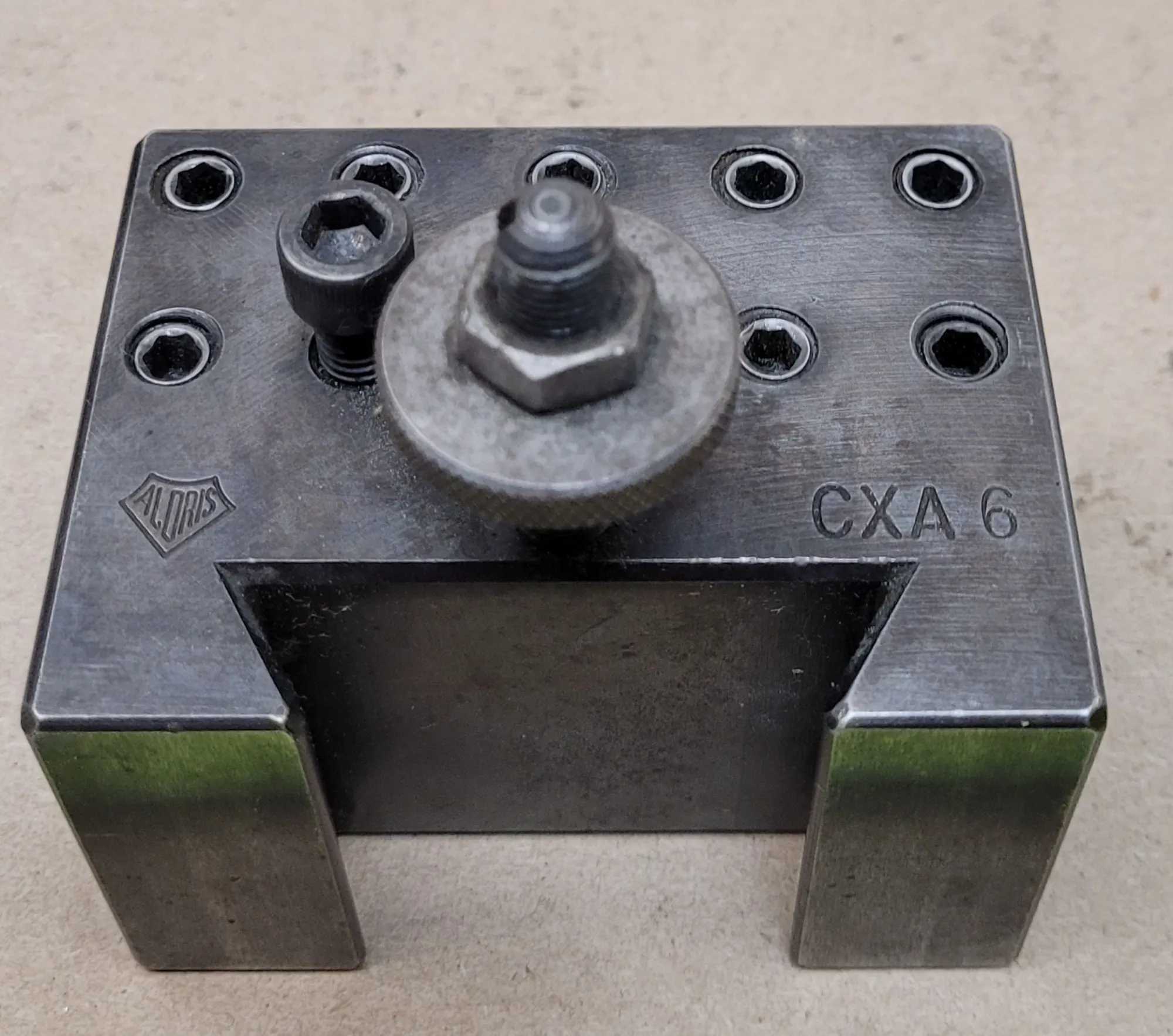 ALORIS CXA 6 MULTIPLE TOOL HOLDER, 13-18" SWING, 2-1/4" WEDGE, 3/8-5/8" BIT RANGE - MACHINE TOOLING