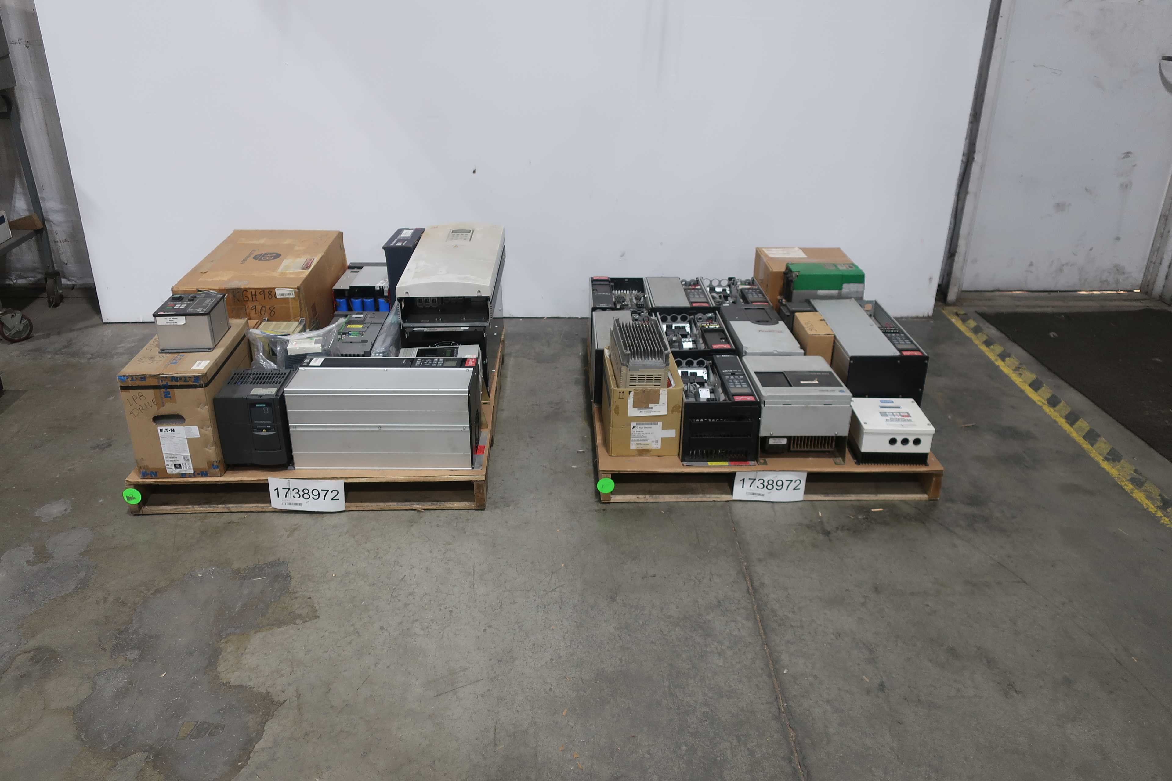 SKU 1738972 - 2 PALLETS OF ASSORTED AC MOTOR DRIVES - MOTOR DRIVES