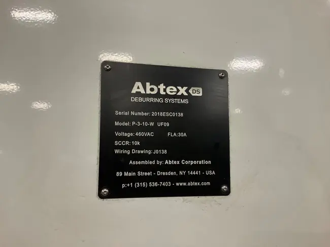 ABTEX P-3-10-W UF09 DEBURRING MACHINE - undefined