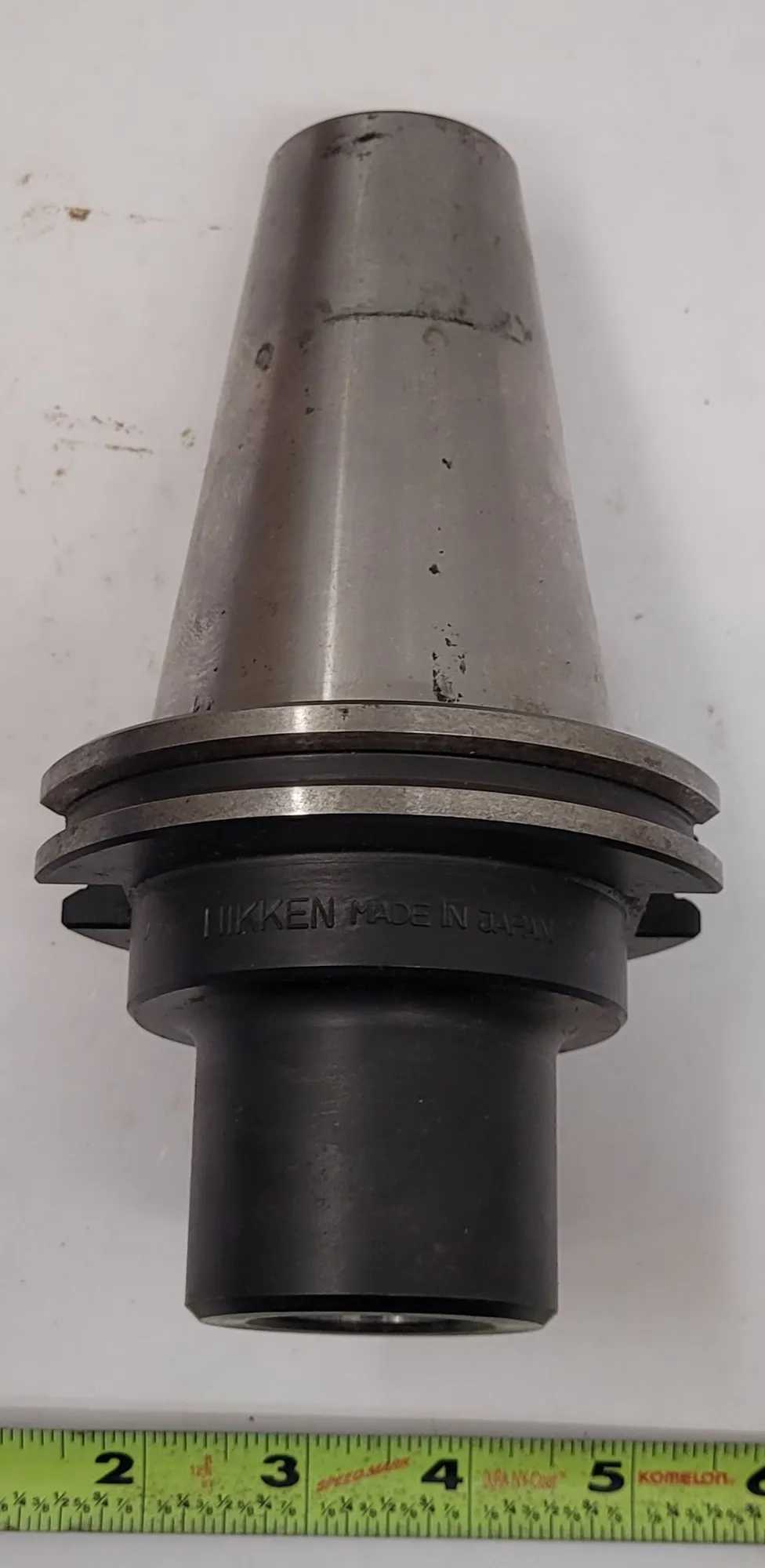 NIKKEN CAT50-MTA4-75U MORSE TAPER ADAPTER, CAT50 SHANK, MT4 SIZE, 7IN OAL - MACHINE TOOLING