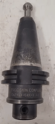 PRECISION COMPONENTS CAT-40-CHX-1.63 END MILL HOLDER (TAPER SIZE: CAT40) - MACHINE TOOLING