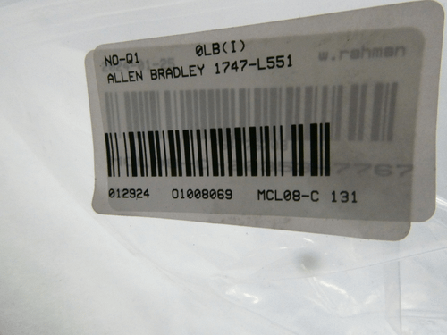 SKU 1008069 - ALLEN BRADLEY 1747-L551 PROCESSOR MODULE SER C - PLC MODULES