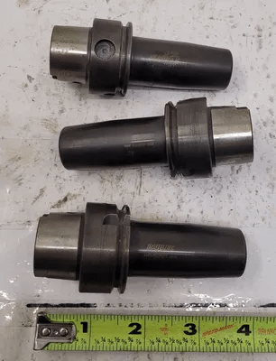 PARLEC H40-25SF295 1/4" SHRINK FIT CHUCK, .25" HOLE DIA, 4.0" OAL, HSK40A INTERFACE - MACHINE TOOLING