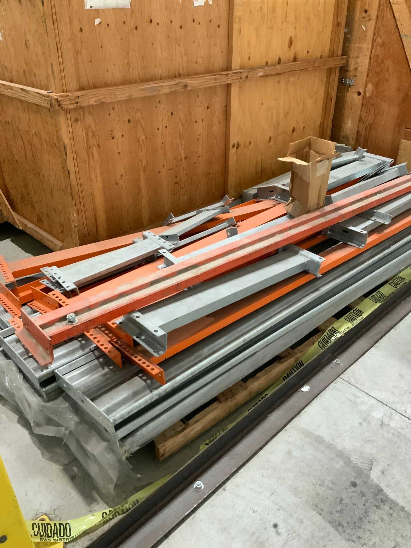 ASSORTED GALVANIZED BEAMS AND RAILS - INDUSTRIAL PARTS ASSORTED GALVANIZED BEAMS AND RAILS - INDUSTRIAL PARTS