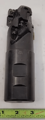 KENNAMETAL K2003R402AN25408C INDEXABLE MILLING CUTTER, 2IN SHANK, 3 FLUTE, 12 INSERT SEATS - MACHINE TOOLING