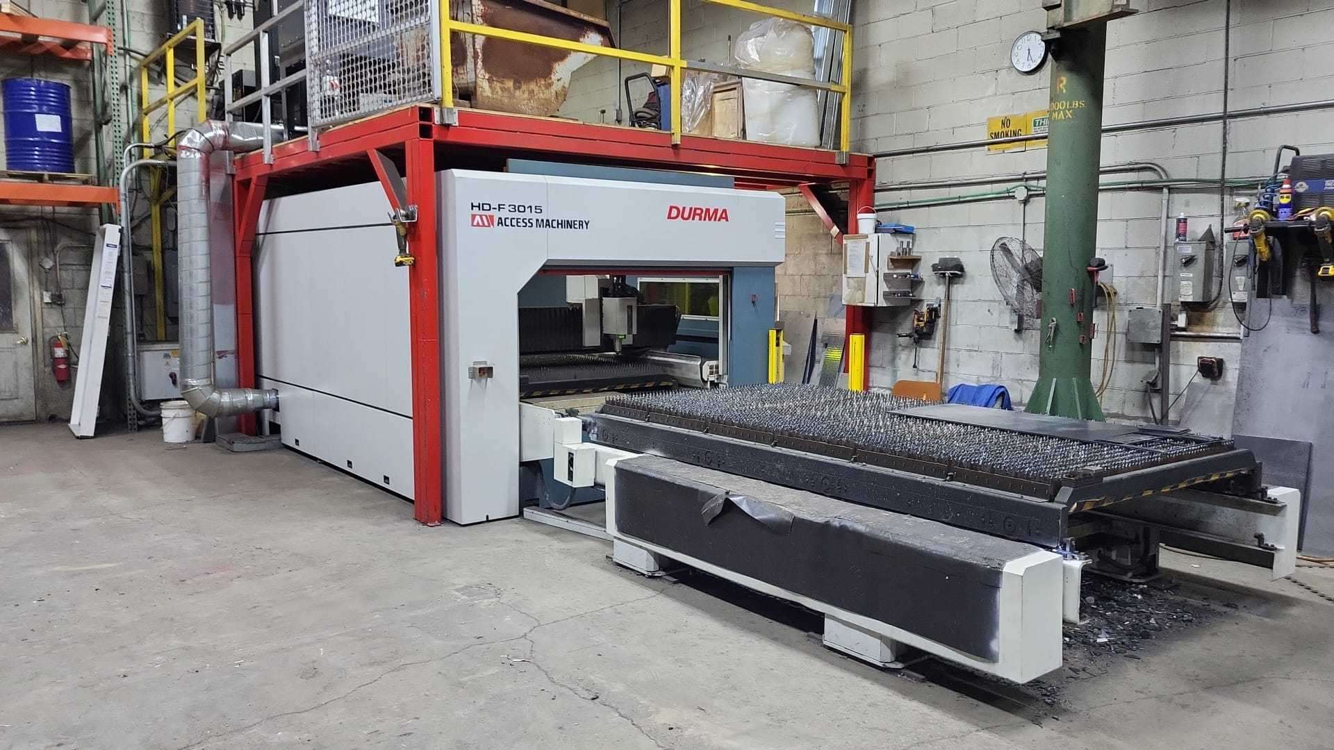 2022 DURMA HDF-L 3015 V 12,000 WATT FIBER LASER CUTTING MACHINE - LASER CUTTING MACHINES