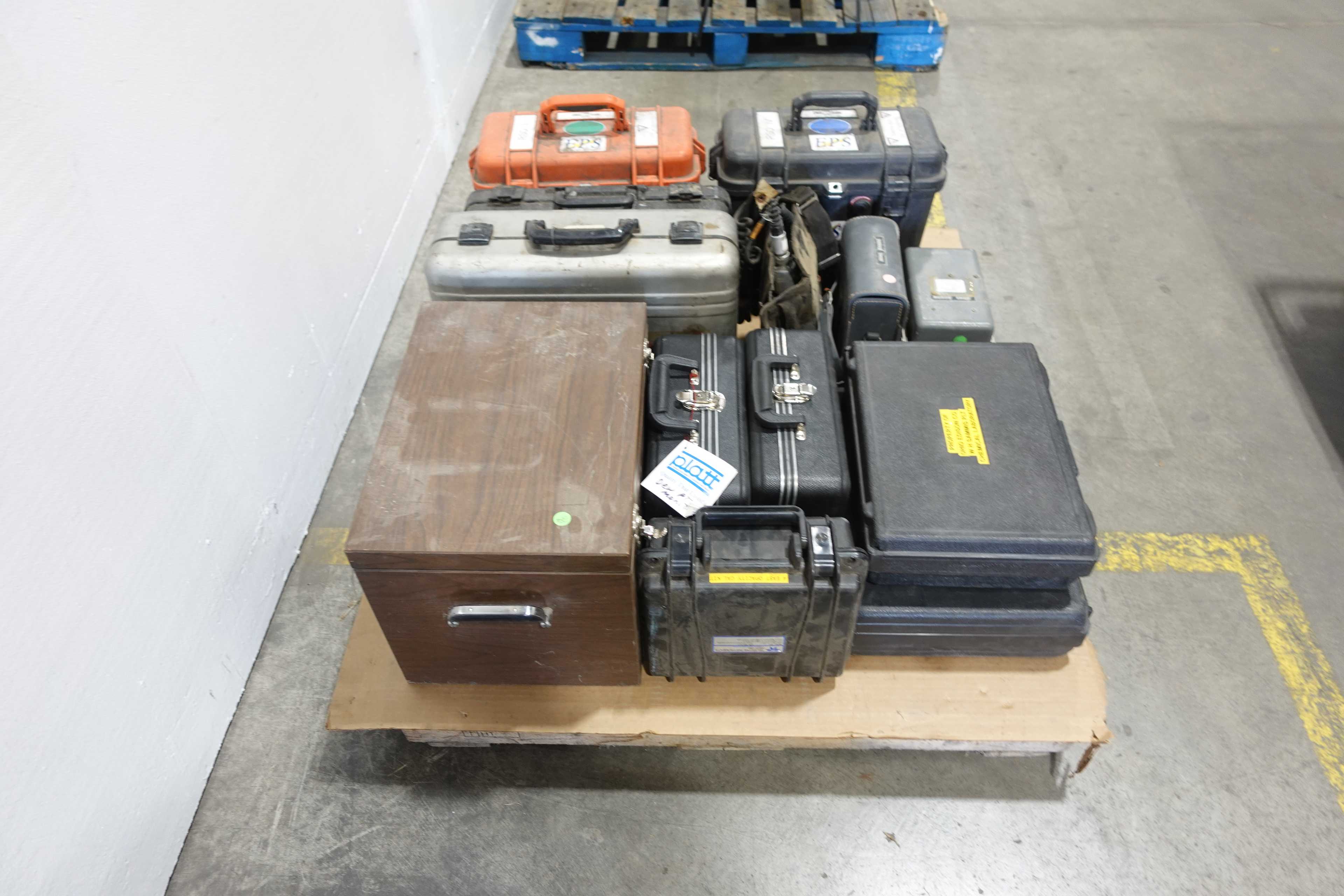 PALLET OF ASSORTED TEST EQUIPMENT, EPS, CALTRONIX, TELEDYNE, PLATT - ELECTRICAL TESTING EQUIPMENT