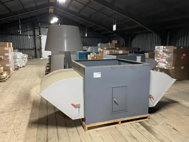 QTY: 2 STROBIC AIR TS3L300D12 30,000 CFM 30HP EXHAUST FANS - undefined