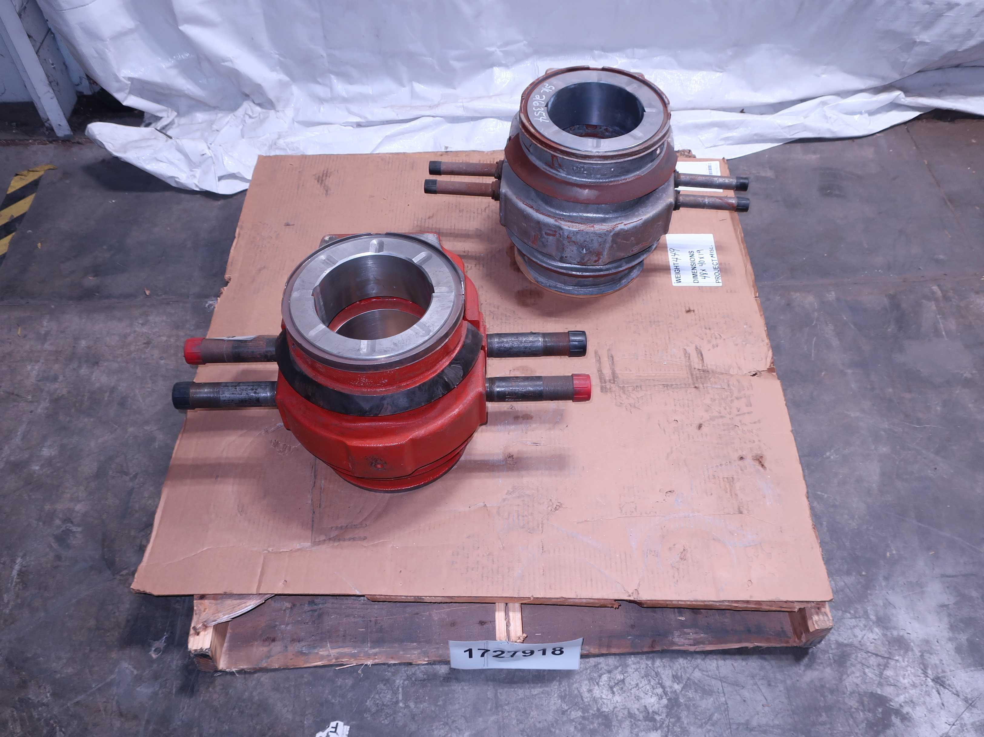 SKU 1727918 - LOT OF 2 BABBITT BEARINGS, DODGE - BEARINGS