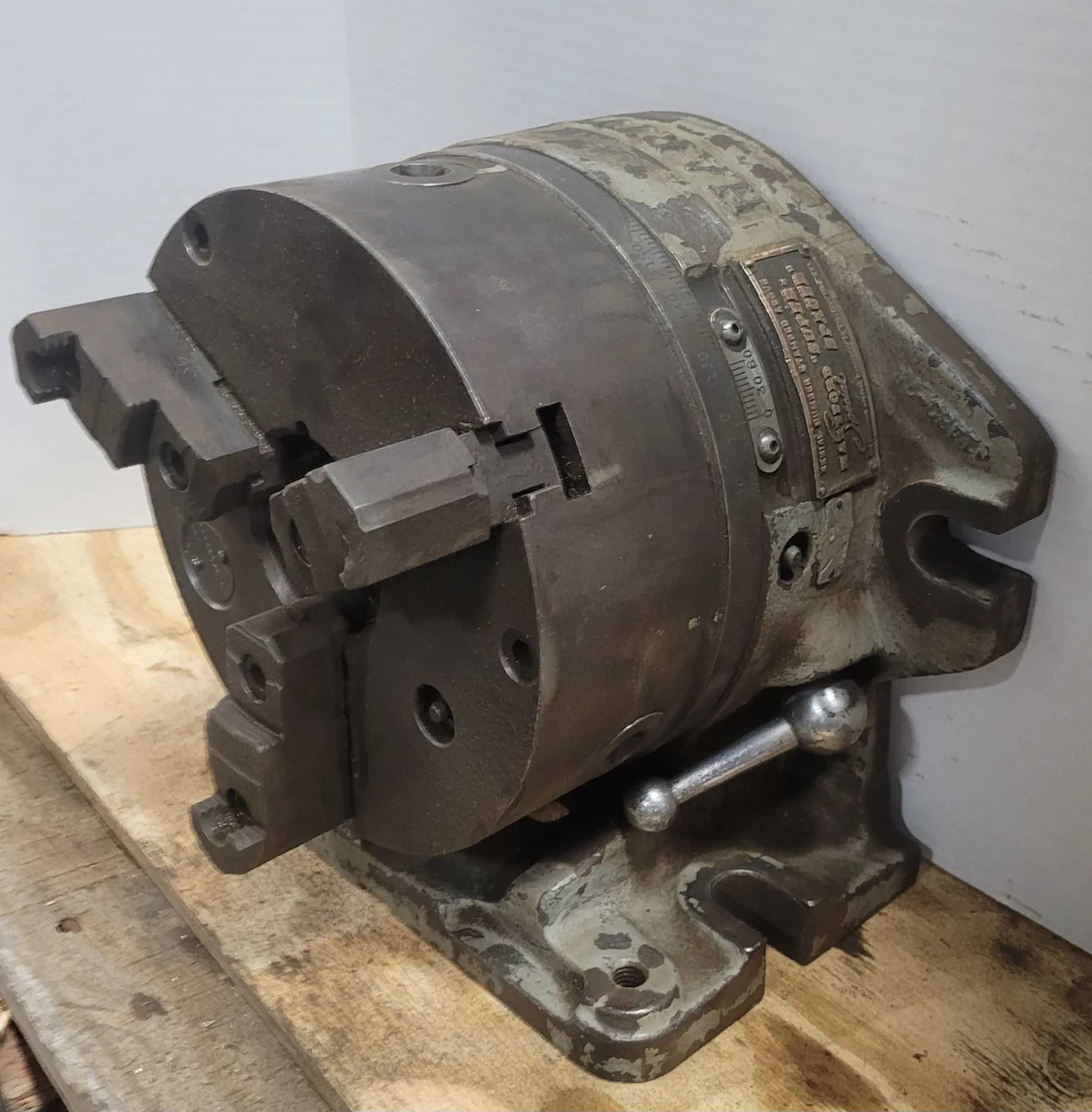 HARTFORD SUPER SPACER W/ CUSHMAN 8" CHUCK, 3-JAW, 2-1/2" THRU HOLE - MACHINE TOOLING
