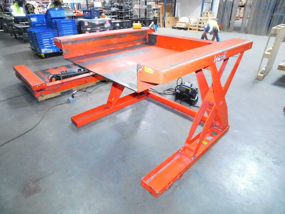 PRESTO XZ44-40 LIFT TABLE, 4000 LB CAP, 48X40 IN PLATFORM, 7-42 IN HEIGHT, 120/240V, 1 HP - LIFTING EQUIPMENT