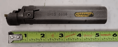 KENNAMETAL BMCS 8608 BORING BAR SHANK/HEAD DIAMETER 1.0IN OVERALL LENGTH 5.25IN - MACHINE TOOLING